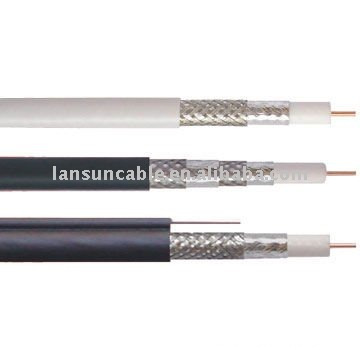RG 6 copper conductor coaxial cable